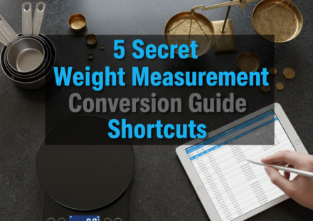 5 Secret Weight Measurement Conversion Guide Shortcuts