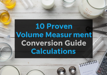 10 Proven Volume Measurement Conversion Guide Calculations