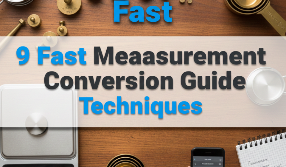 9 Fast Weight Measurement Conversion Guide Techniques