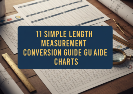11 Simple Length Measurement Conversion Guide Charts