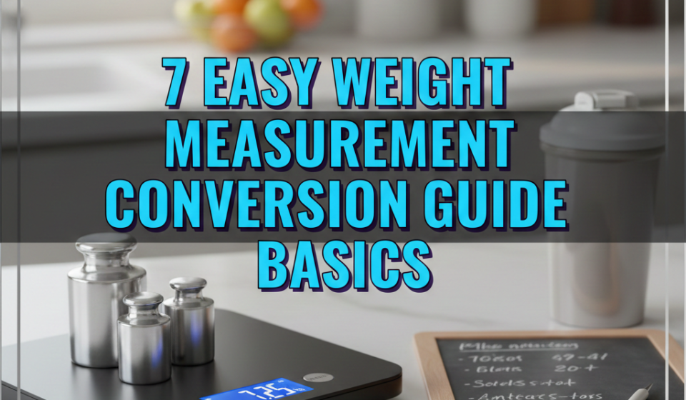 7 Easy Weight Measurement Conversion Guide Basics