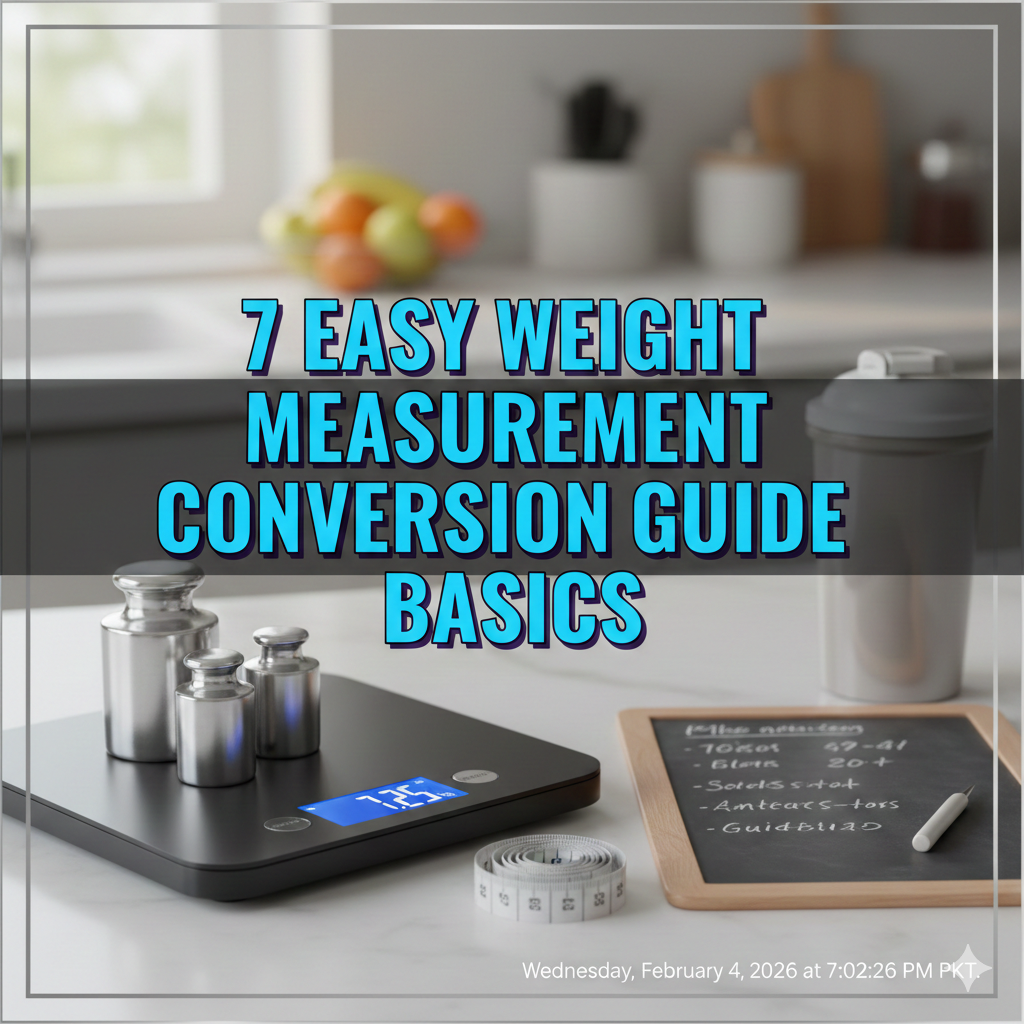 7 Easy Weight Measurement Conversion Guide Basics