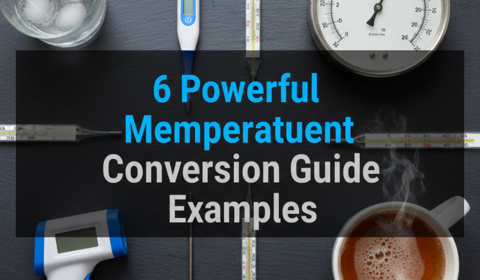 6 Powerful Temperature Measurement Conversion Guide Examples