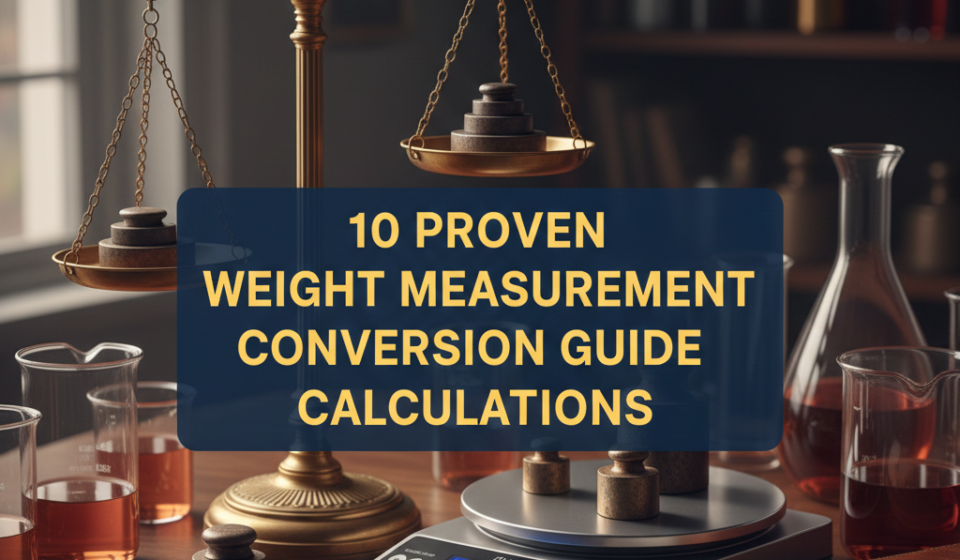 10 Proven Weight Measurement Conversion Guide Calculations