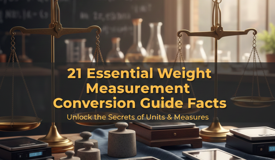 21 Essential Weight Measurement Conversion Guide Facts