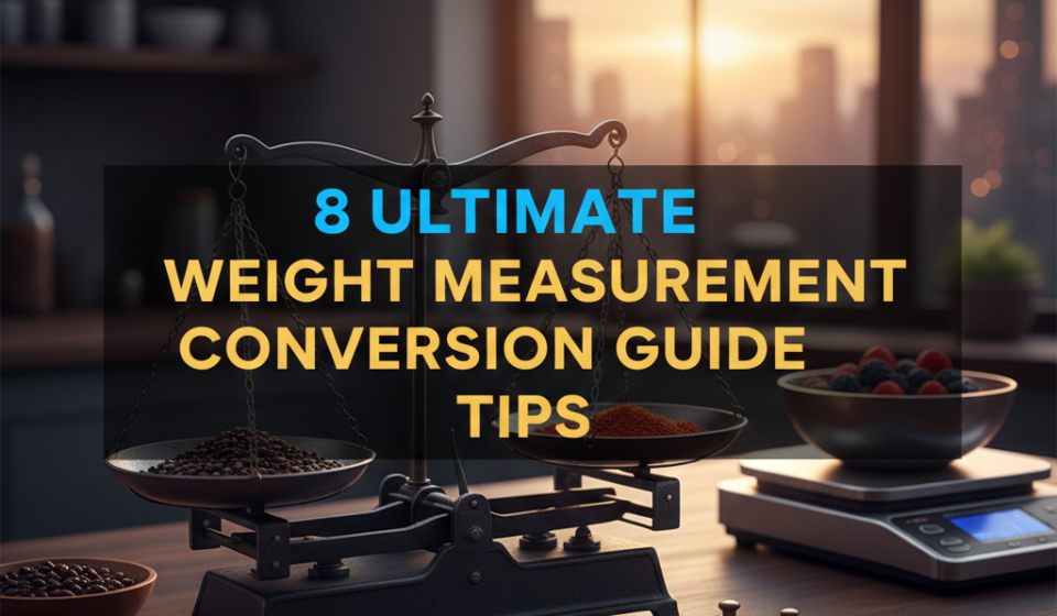 8 Ultimate Weight Measurement Conversion Guide Tips