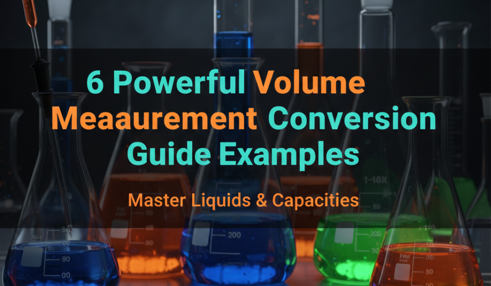 6 Powerful Volume Measurement Conversion Guide Examples