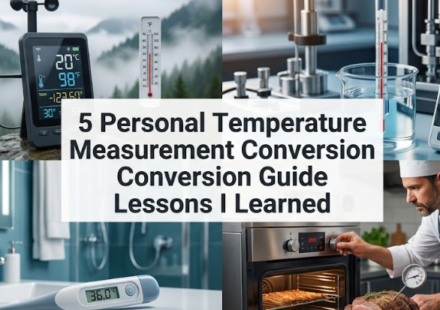 5 Personal Temperature Measurement Conversion Guide Lessons I Learned