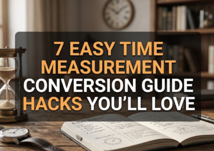 7 Easy Time Measurement Conversion Guide Hacks You’ll Love