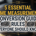 5 Essential Time Measurement Conversion Guide Rules Everyone Should Know