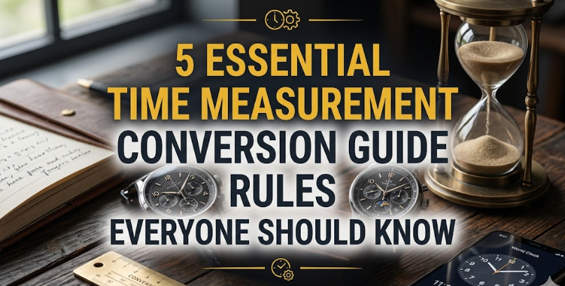5 Essential Time Measurement Conversion Guide Rules Everyone Should Know