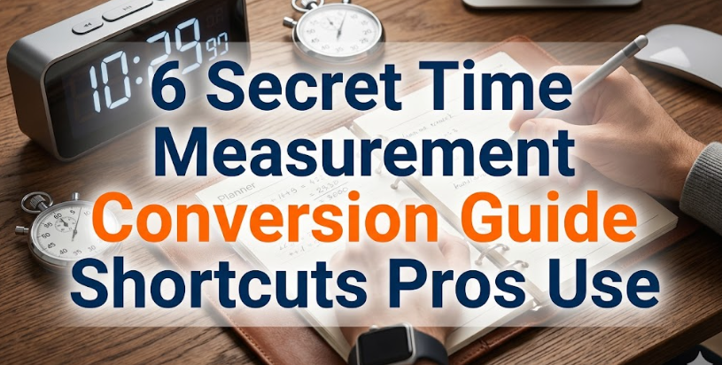 6 Secret Time Measurement Conversion Guide Shortcuts Pros Use