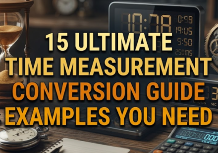 15 Ultimate Time Measurement Conversion Guide Examples You Need
