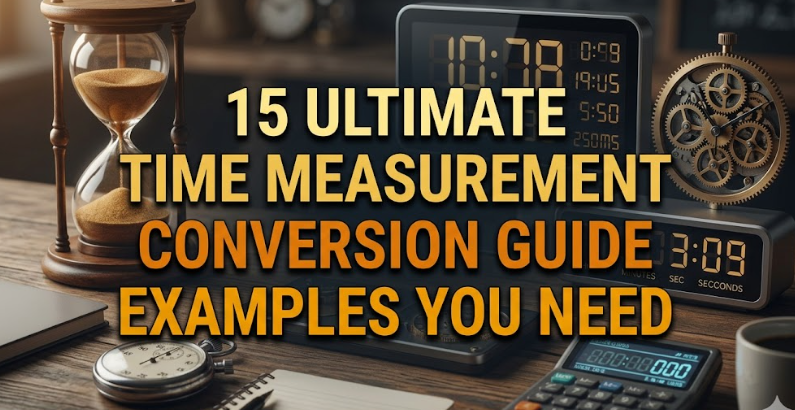 15 Ultimate Time Measurement Conversion Guide Examples You Need