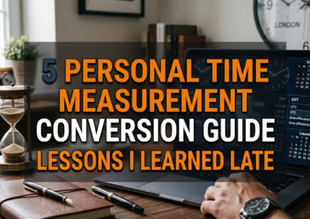 5 Personal Time Measurement Conversion Guide Lessons I Learned Late