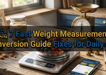 7 Fast Weight Measurement Conversion Guide Fixes for Daily Life