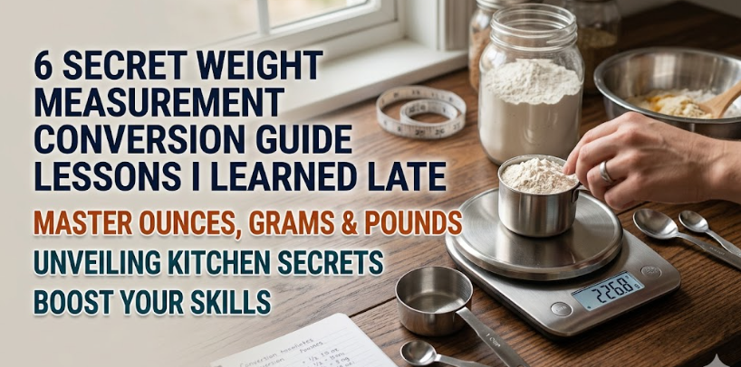 6 Secret Weight Measurement Conversion Guide Lessons I Learned Late
