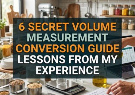 6 Secret Volume Measurement Conversion Guide Lessons from My Experience