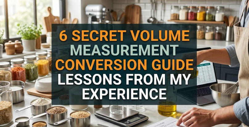 6 Secret Volume Measurement Conversion Guide Lessons from My Experience