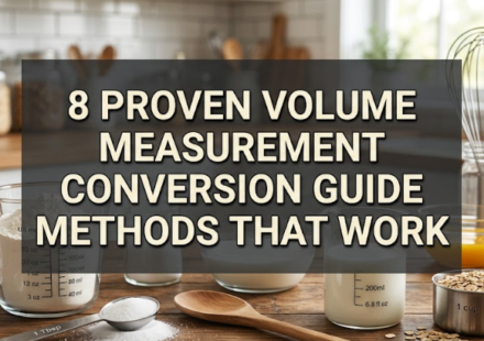8 Proven Volume Measurement Conversion Guide Methods That Work